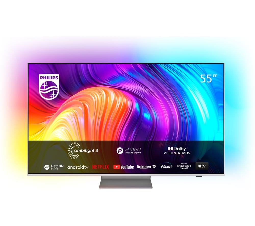 PHILIPS Ambilight 55PUS8807/12 55" Smart 4K Ultra HD HDR LED TV with Google Assistant