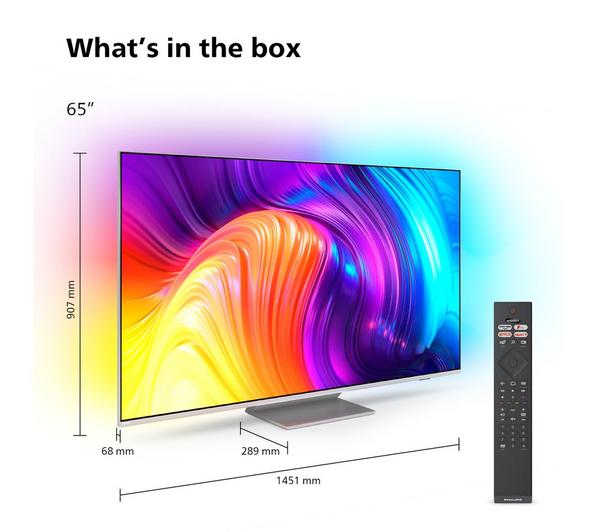 PHILIPS 65" Smart 4K Ultra HD HDR LED TV Google | Currys