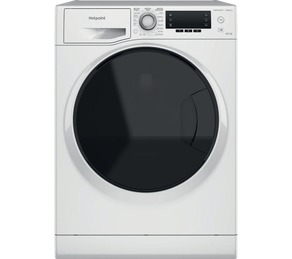 HOTPOINT ActiveCare NDD 9636 DA UK 9 kg Washer Dryer - White, White
