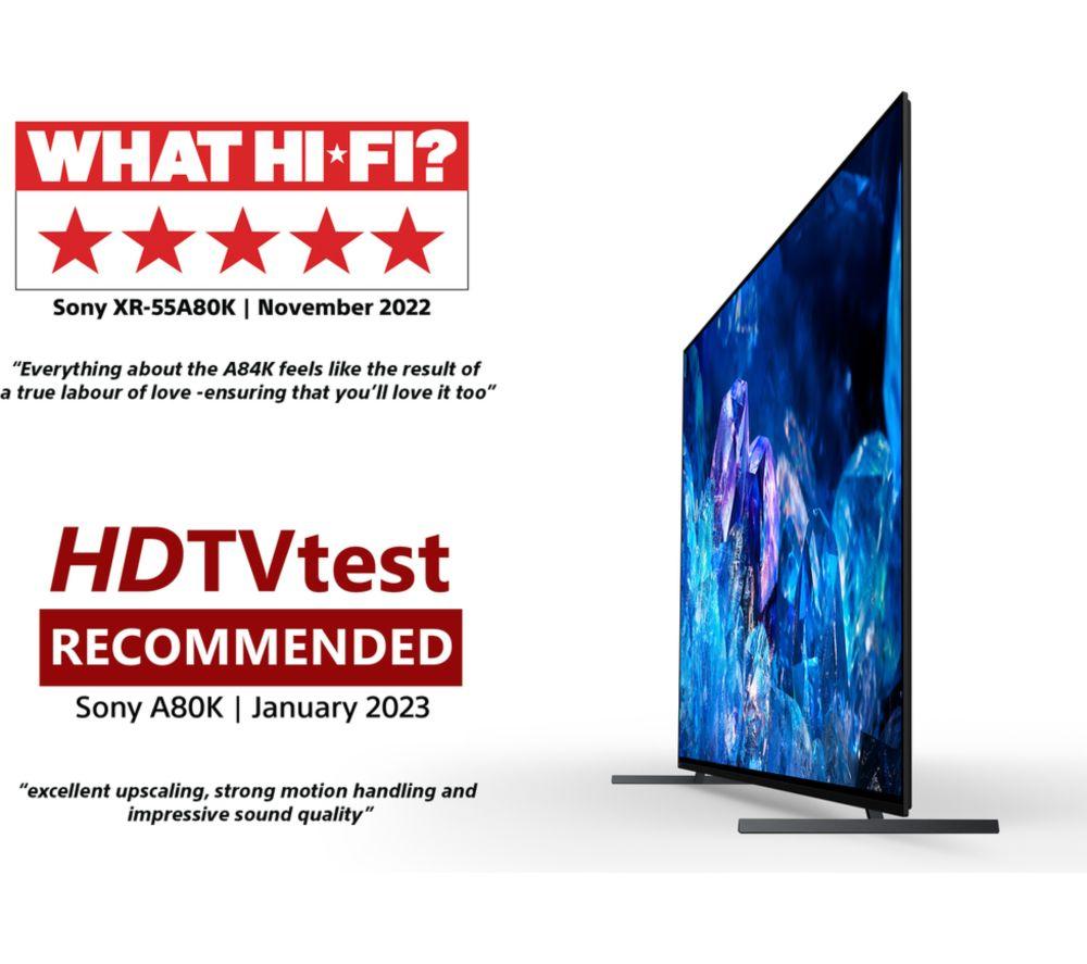 SONY BRAVIA XR-65A80KU 65" Smart 4K Ultra HD HDR OLED TV with Google TV & Assistant image number 16 of 16