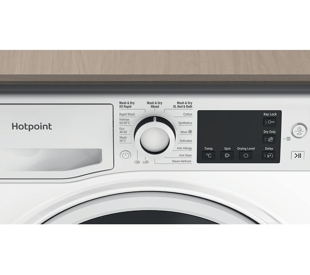 HOTPOINT NDB 8635 W UK 8 kg Washer Dryer - White image number 3 of 14