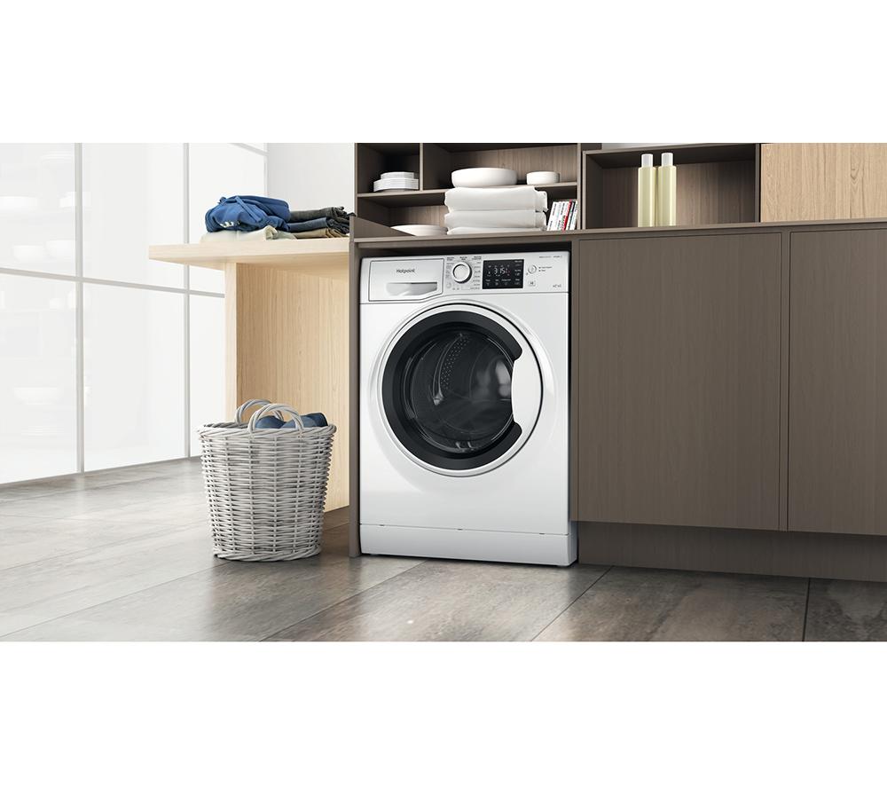 HOTPOINT NDB 8635 W UK 8 kg Washer Dryer - White image number 11 of 14