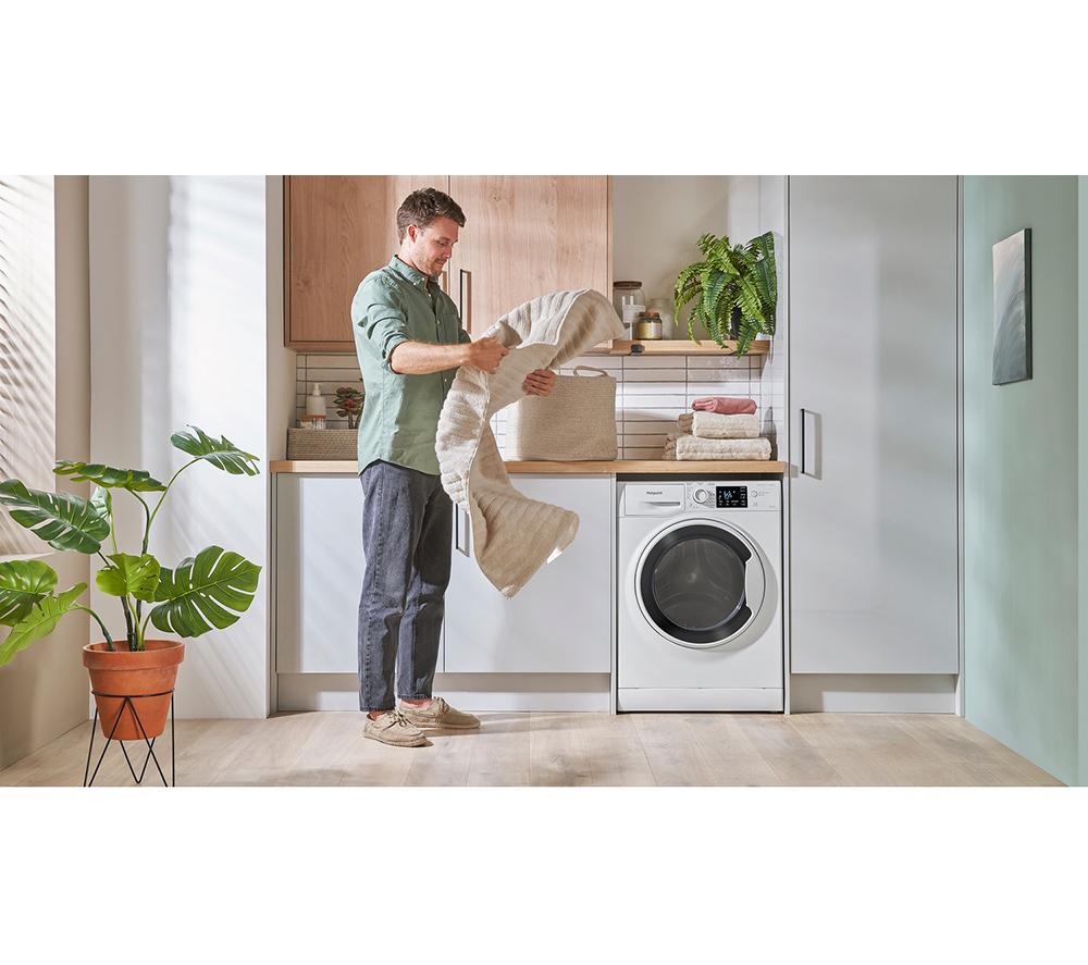 HOTPOINT NDB 8635 W UK 8 kg Washer Dryer - White image number 13 of 14
