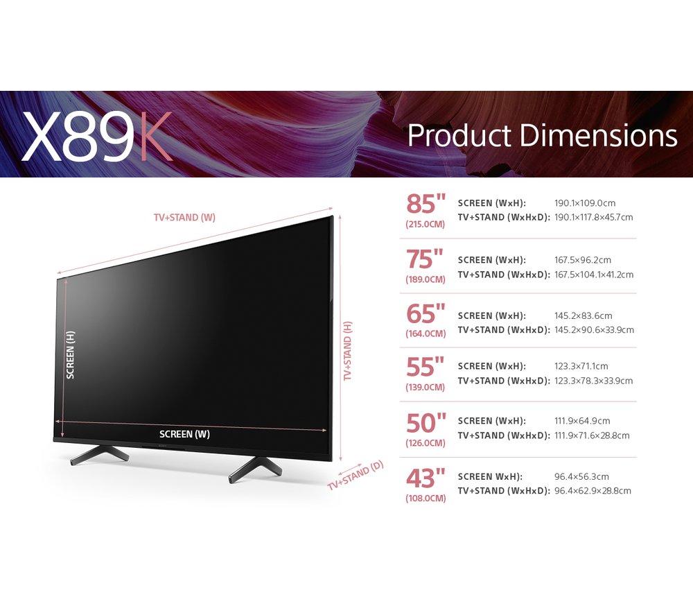 Sony 55 tv deals stand