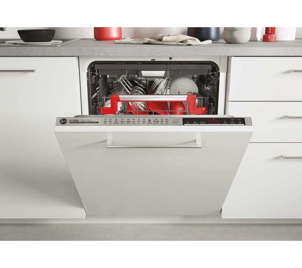 HOOVER HIB1 6B2S3FS-80 Full-size Fully Integrated WiFi-enabled Dishwasher image number 2 of 6