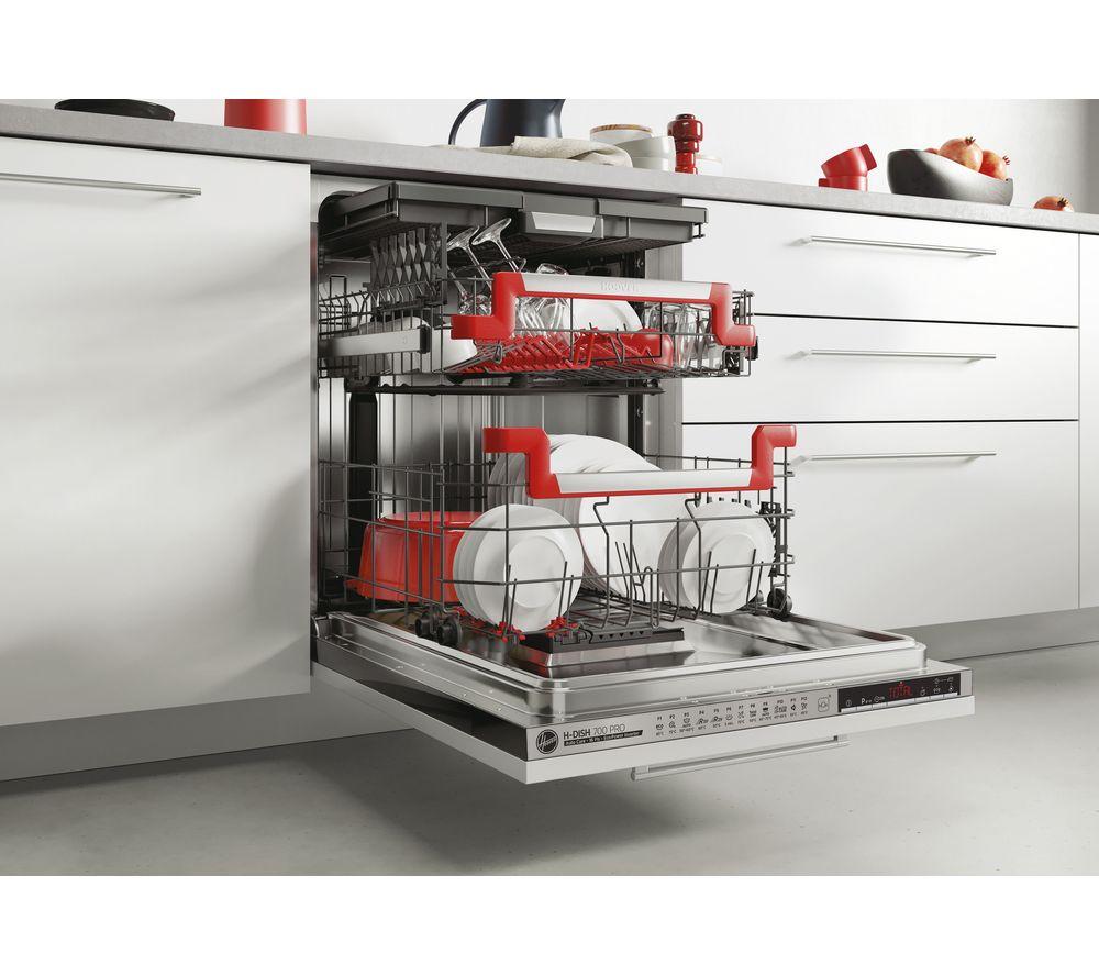 HOOVER HIB1 6B2S3FS-80 Full-size Fully Integrated WiFi-enabled Dishwasher image number 4 of 6