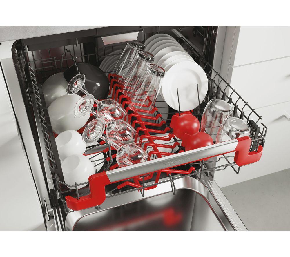 HOOVER HIB1 6B2S3FS-80 Full-size Fully Integrated WiFi-enabled Dishwasher image number 5 of 6
