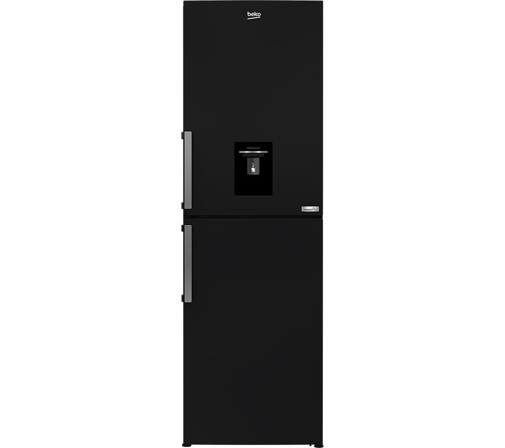 BEKO Pro HarvestFresh CFP3691DVB 50/50 Fridge Freezer - Gloss Black, Black