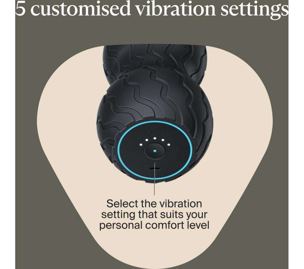 THERABODY Wave Duo Smart Back & Neck Massager - Black image number 5 of 10