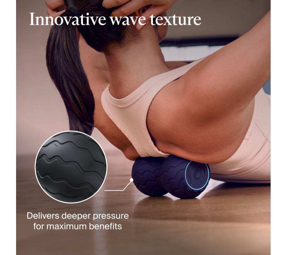 THERABODY Wave Duo Smart Back & Neck Massager - Black image number 6 of 10