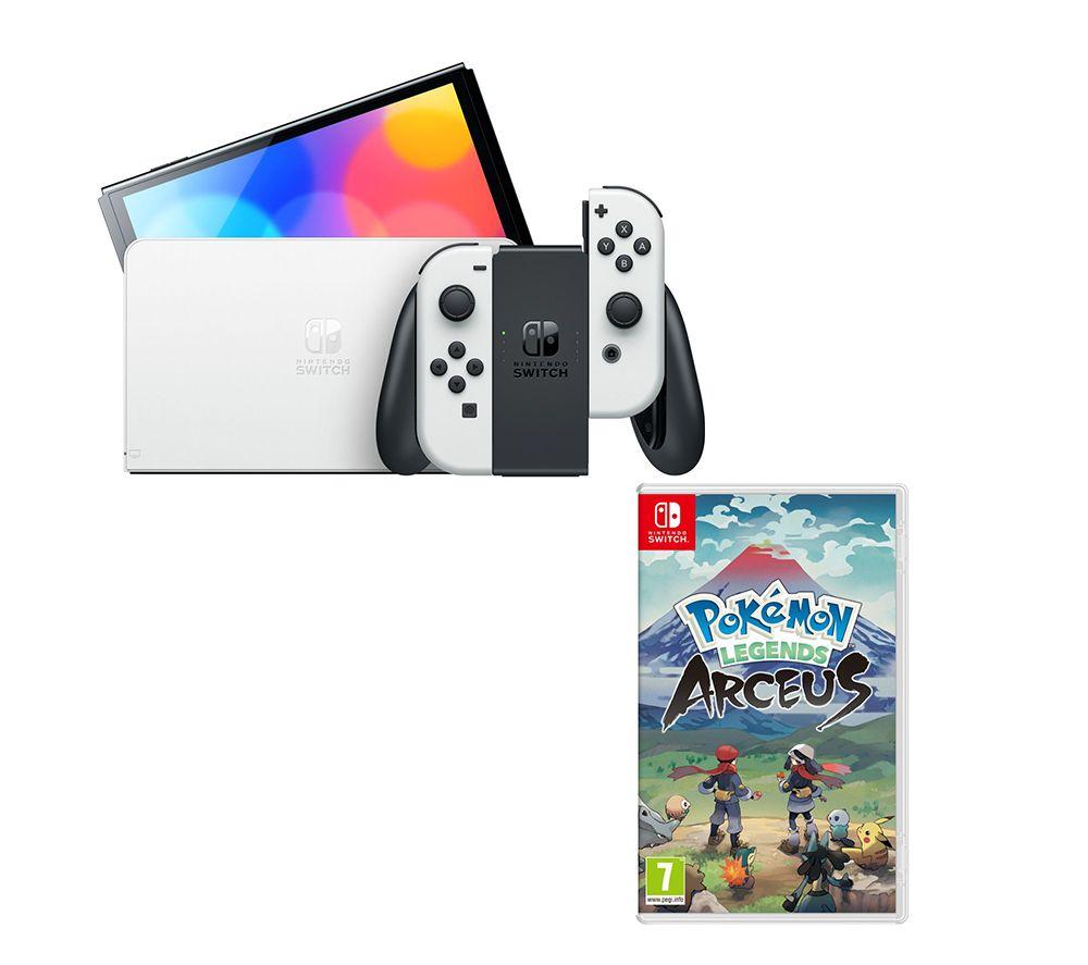 Buy NINTENDO Switch OLED & Pokemon Legends Arceus Bundle White Currys
