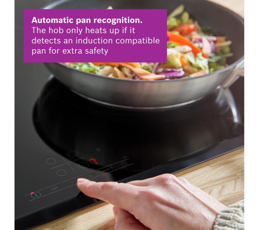 BOSCH Series 4 PIE631BB5E 59 cm Electric Induction Hob - Black image number 5 of 17