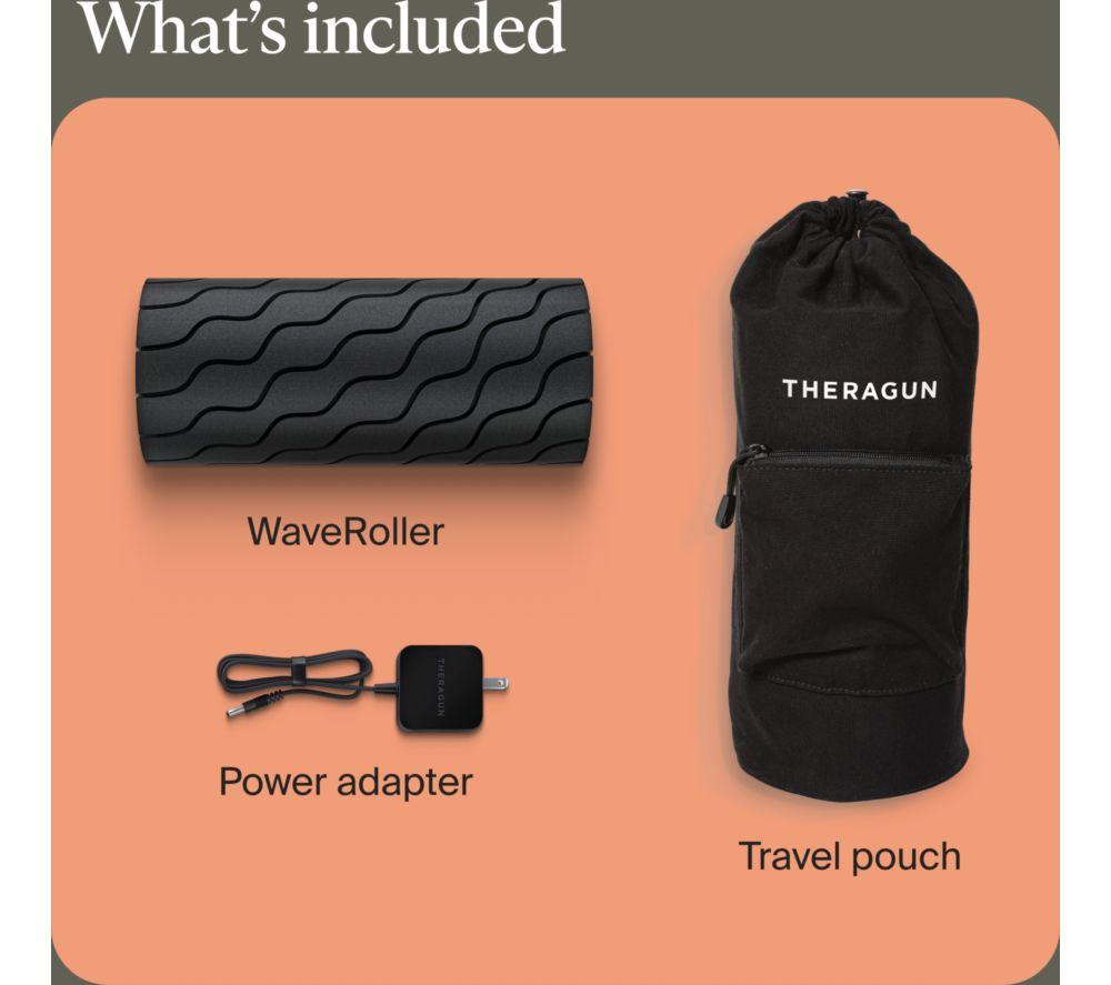 THERABODY Smart Foam Wave Roller - Black image number 8 of 10
