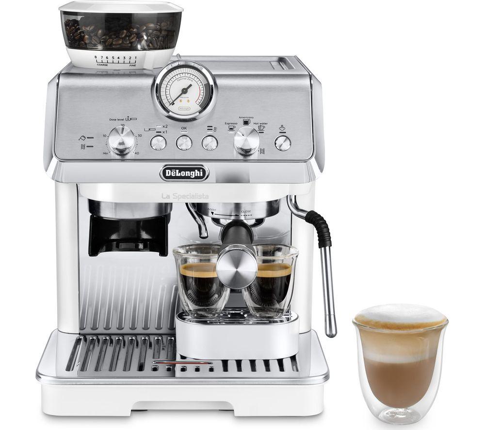 DELONGHI La Specialista Arte EC9155.W Bean to Cup Coffee Machine ? Stainless Steel & White, Stainles