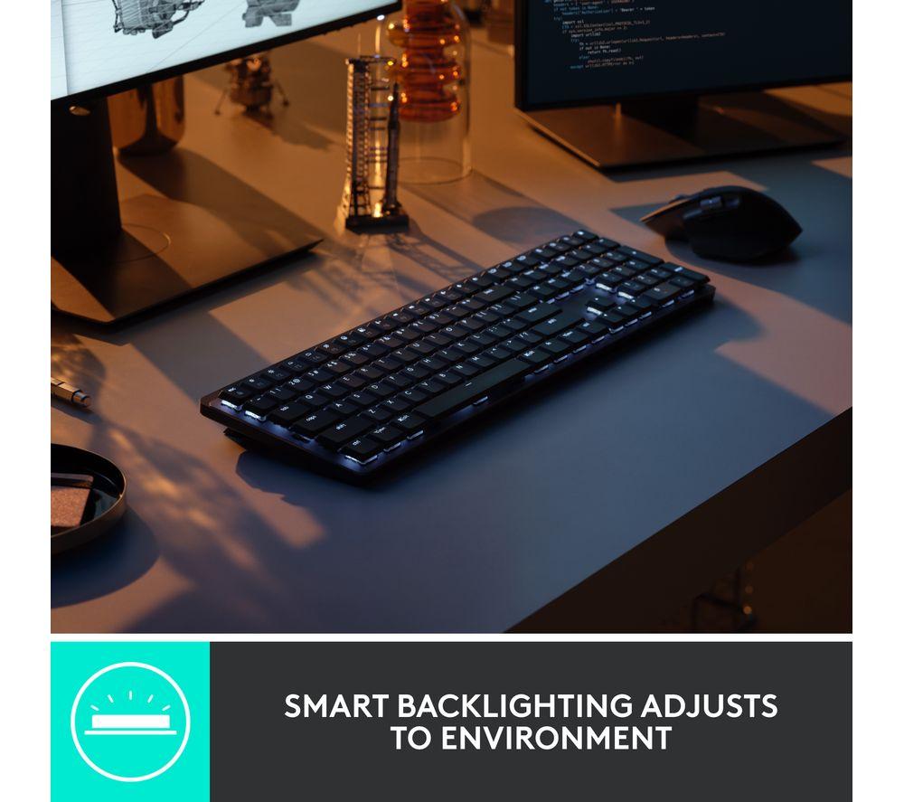 LOGITECH MX Wireless Mechanical Keyboard - Graphite image number 4 of 12