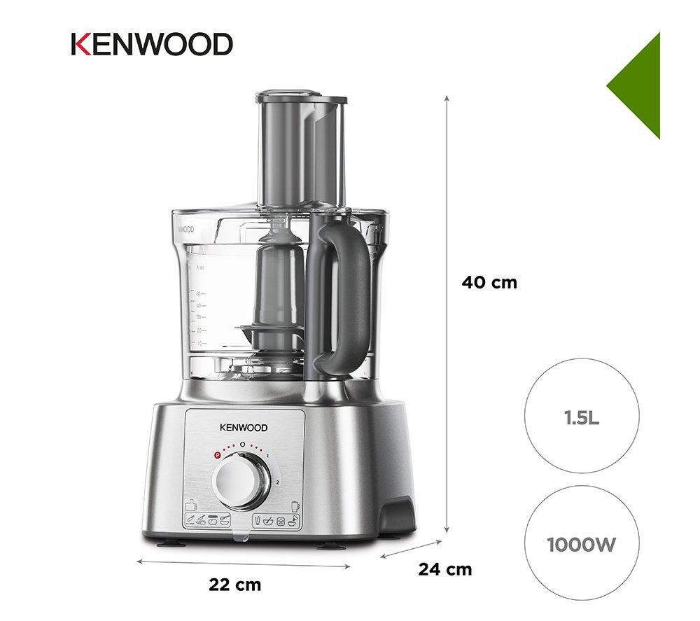 KENWOOD MultiPro Express FDP65.180Sl 2-in-1 Food Processor - Silver image number 5 of 7