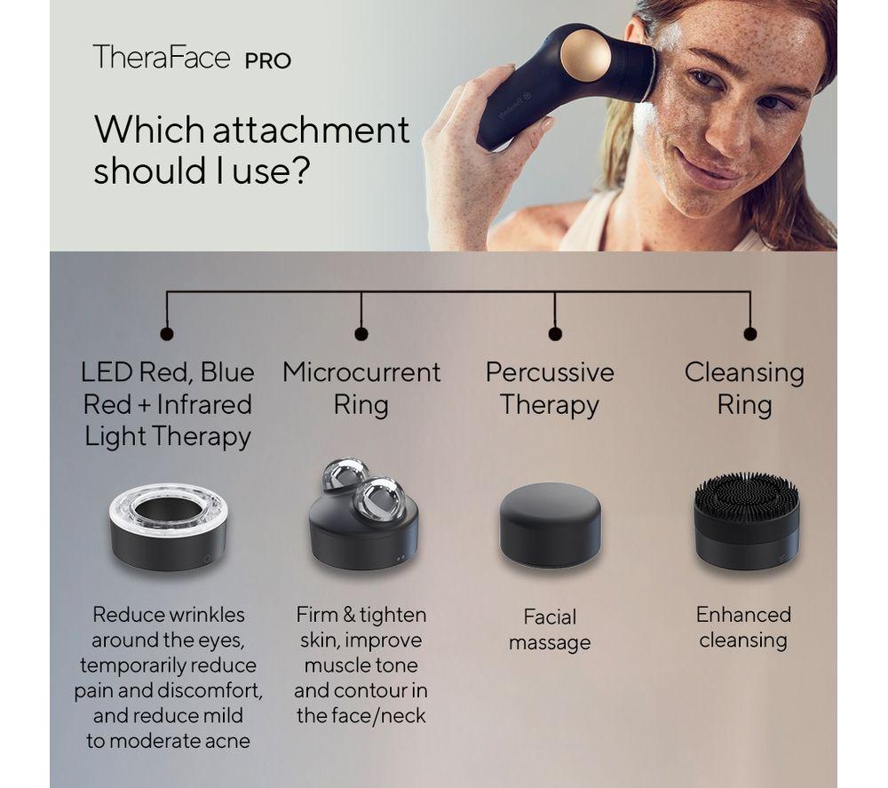 THERABODY TheraFace Pro Face Massager - Black image number 6 of 10