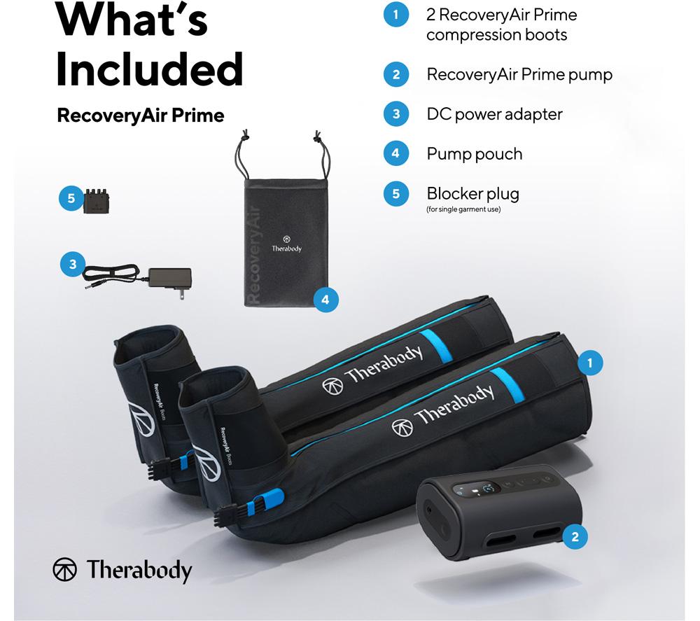 Buy THERABODY RecoveryAir Prime - Medium, Black