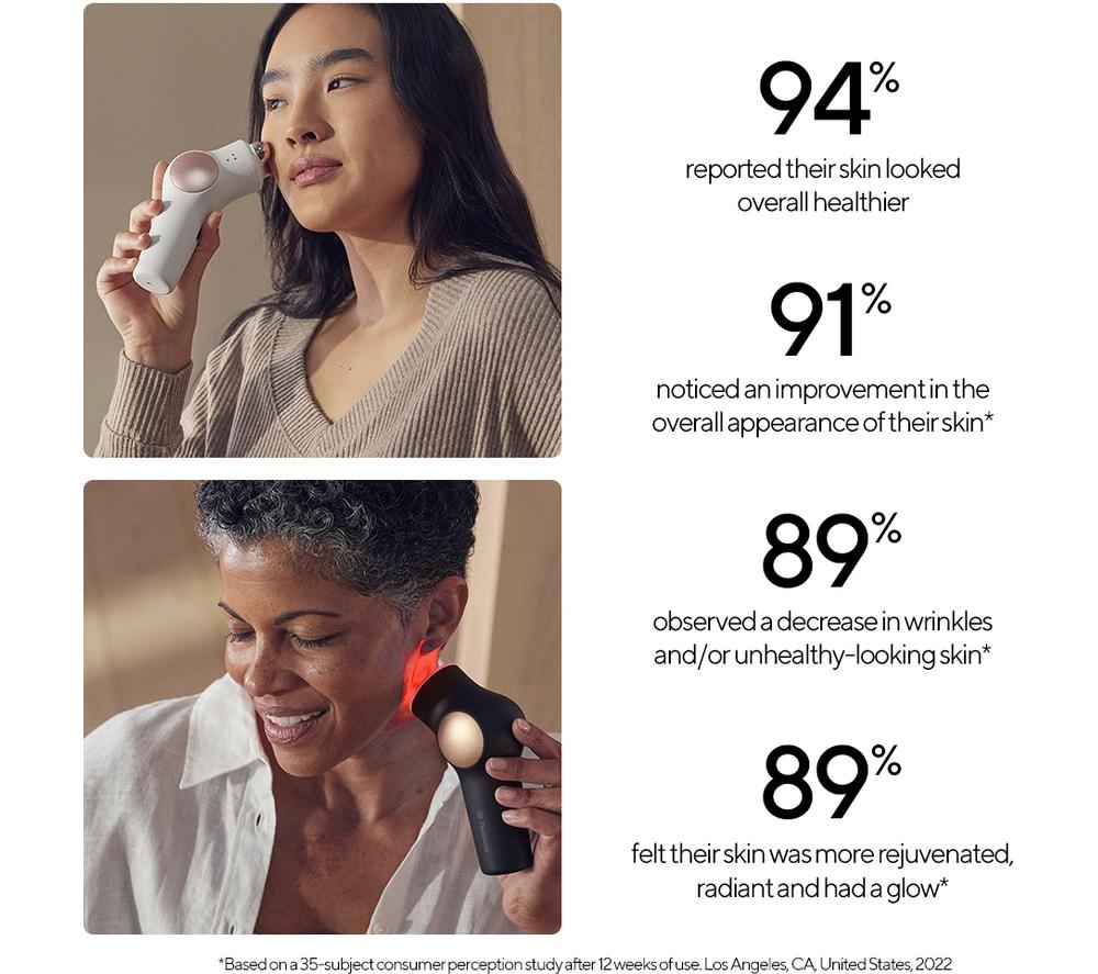 THERABODY TheraFace Pro Face Massager - White image number 4 of 10