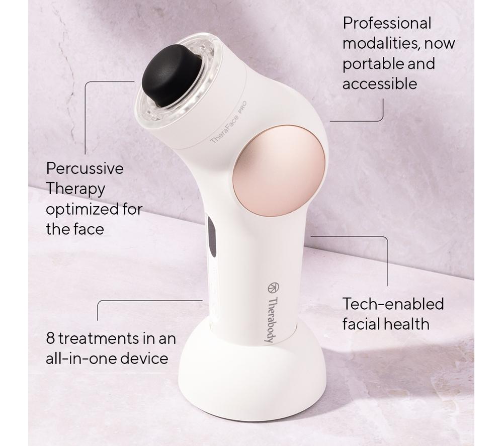 THERABODY TheraFace Pro Face Massager - White image number 5 of 10