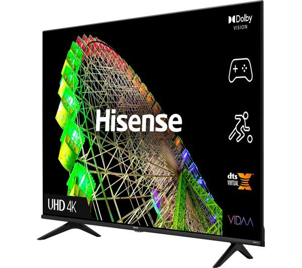 Hisense Large 65 Inch 4K Smart TV Ultra HD Television HDR Freeview Play Internet Wifi 