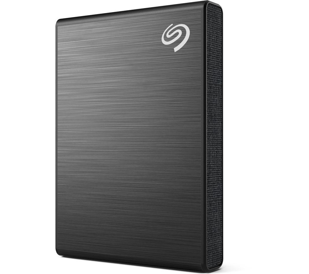 SEAGATE One Touch External SSD - 1 TB, Black, Black