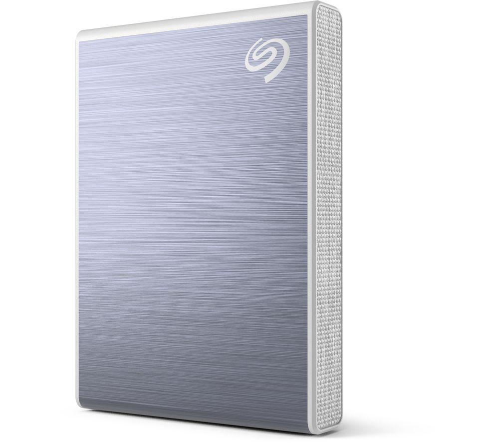 SEAGATE One Touch External SSD - 1 TB, Blue, Silver/Grey,Blue