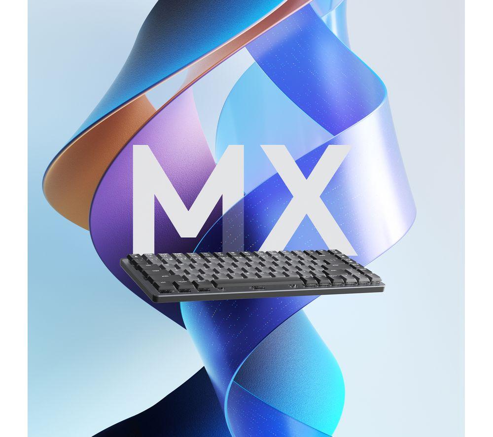 LOGITECH MX Mechanical Mini Tactile Quiet Wireless Keyboard - Graphite image number 8 of 13