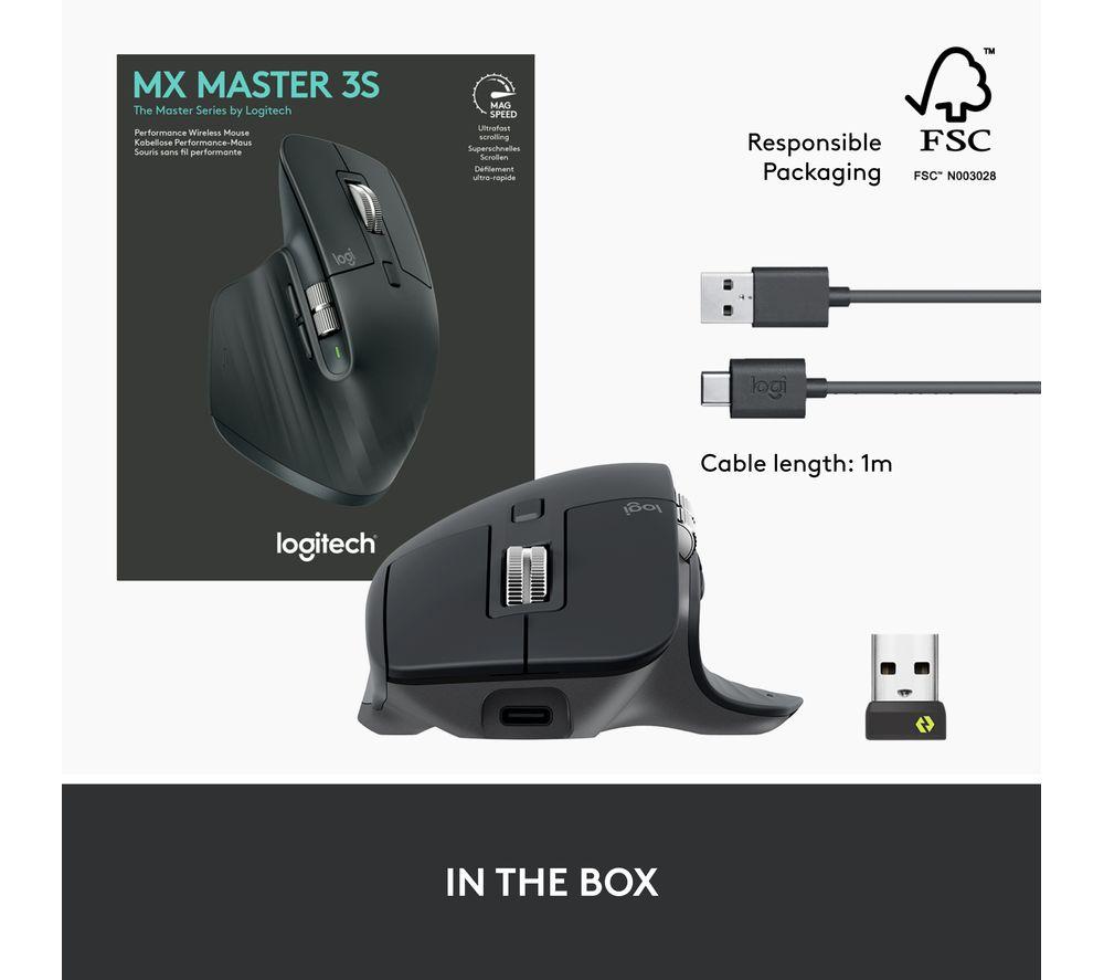 LOGITECH MX Master 3S Wireless Darkfield Mouse