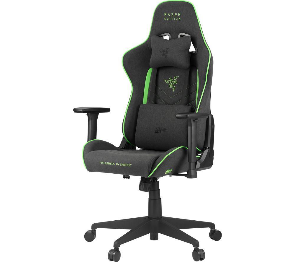 RAZER Tarok PRO X Cloth Gaming Chair - Grey & Green