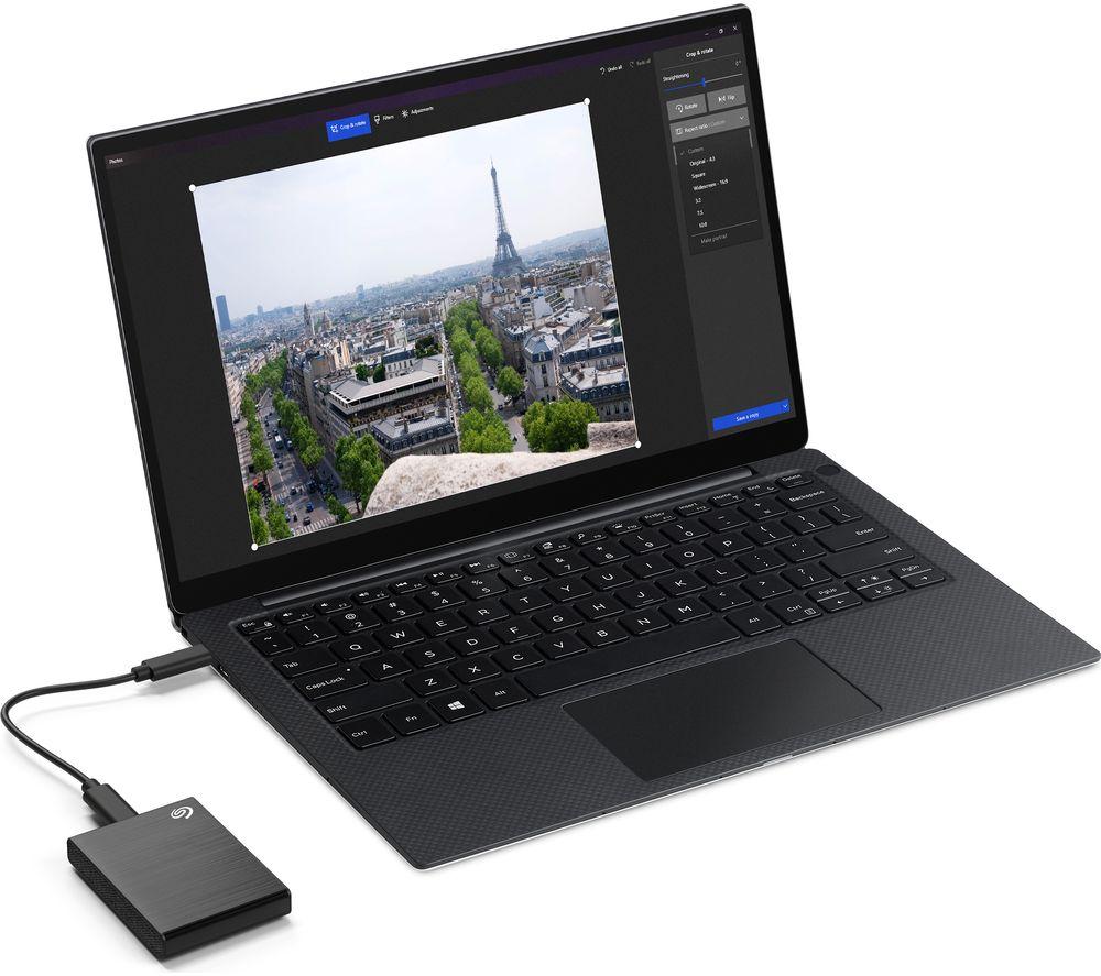 SEAGATE One Touch External SSD - 2 TB, Black image number 9 of 11