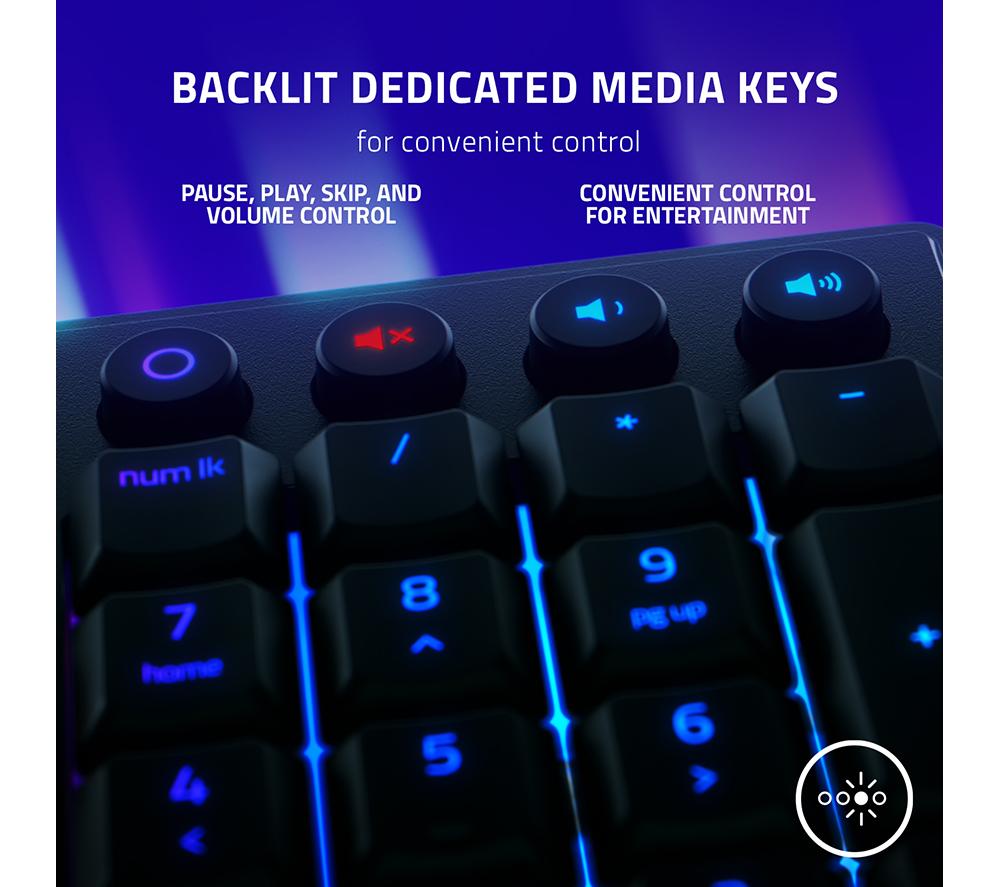 RAZER Ornata V3 Gaming Keyboard - Black image number 5 of 9