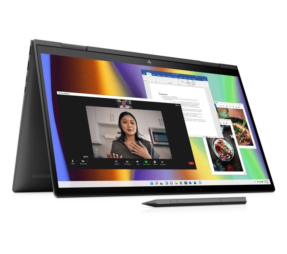 HP ENVY x360 15.6" 2 in 1 Laptop - AMD Ryzen&trade; 7, 512 GB SSD, Black