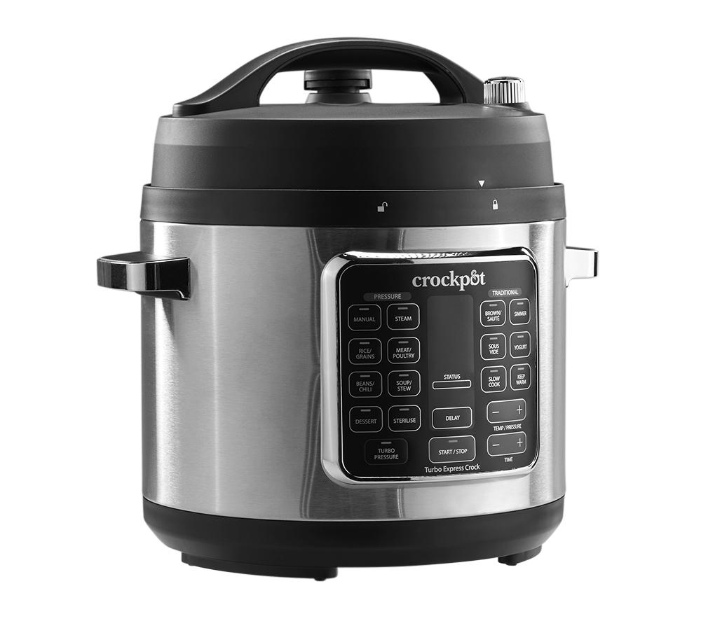 CROCK-POT Turbo Express CSC062 Pressure Cooker - Stainless Steel