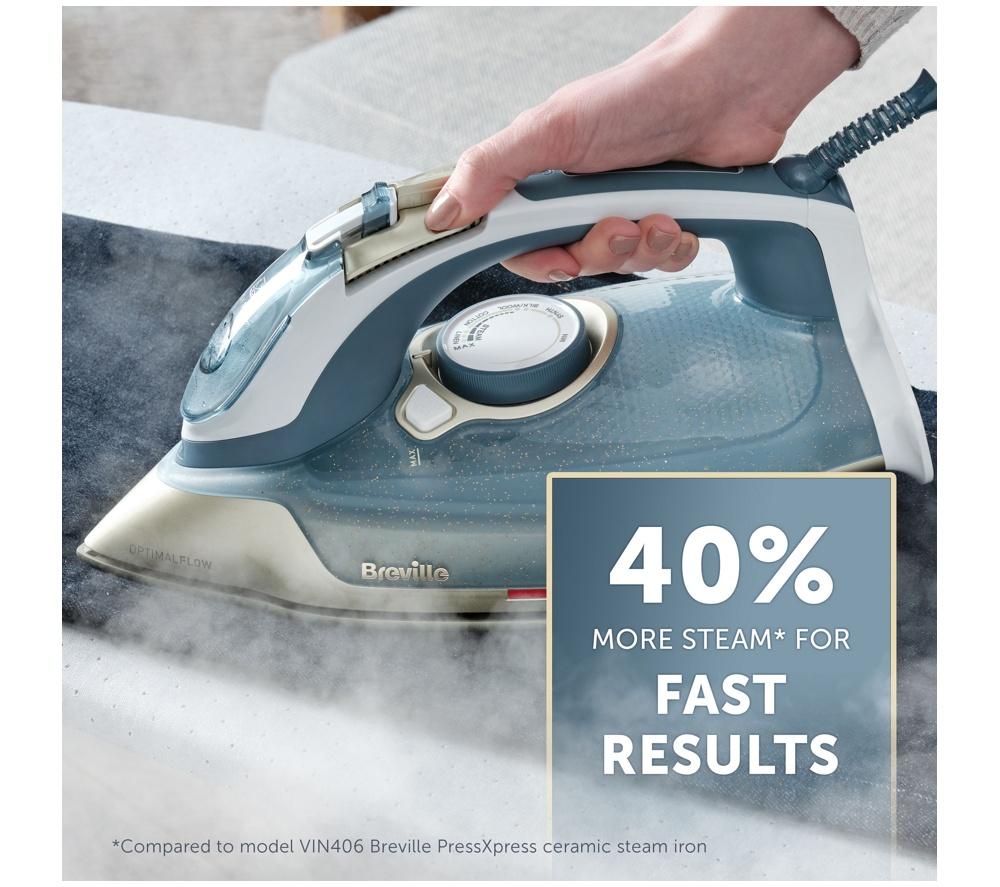 BREVILLE Elite VIN426 Steam Iron - Faded Navy & Champagne image number 4 of 7