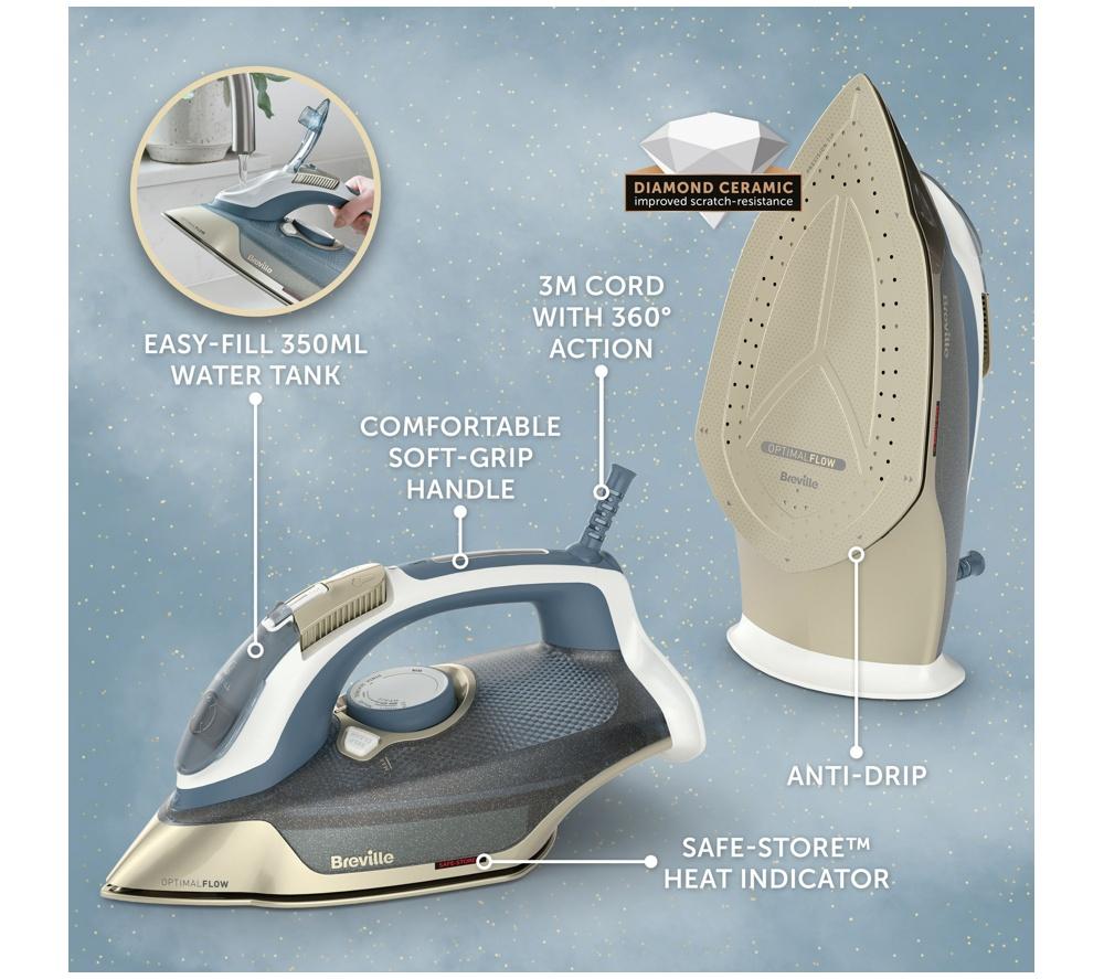 BREVILLE Elite VIN426 Steam Iron - Faded Navy & Champagne image number 7 of 7