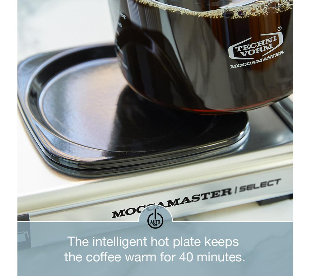 MOCCAMASTER KBG Select 53818 Filter Coffee Machine - Black image number 4 of 7