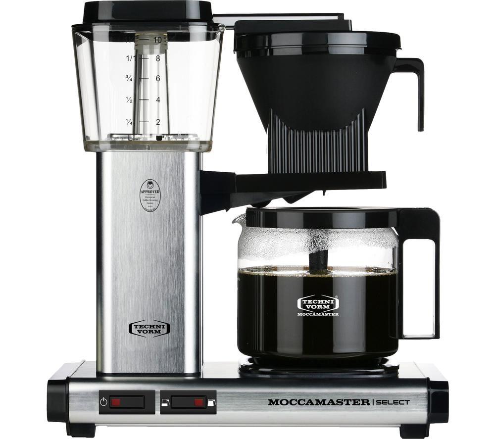 MOCCAMASTER KBG Select 53810 Filter Coffee Machine - Silver, Silver/Grey