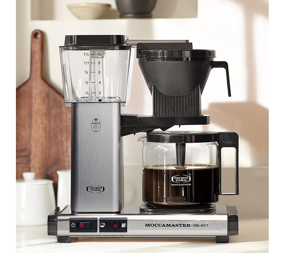 MOCCAMASTER KBG Select 53810 Filter Coffee Machine - Silver image number 5 of 7