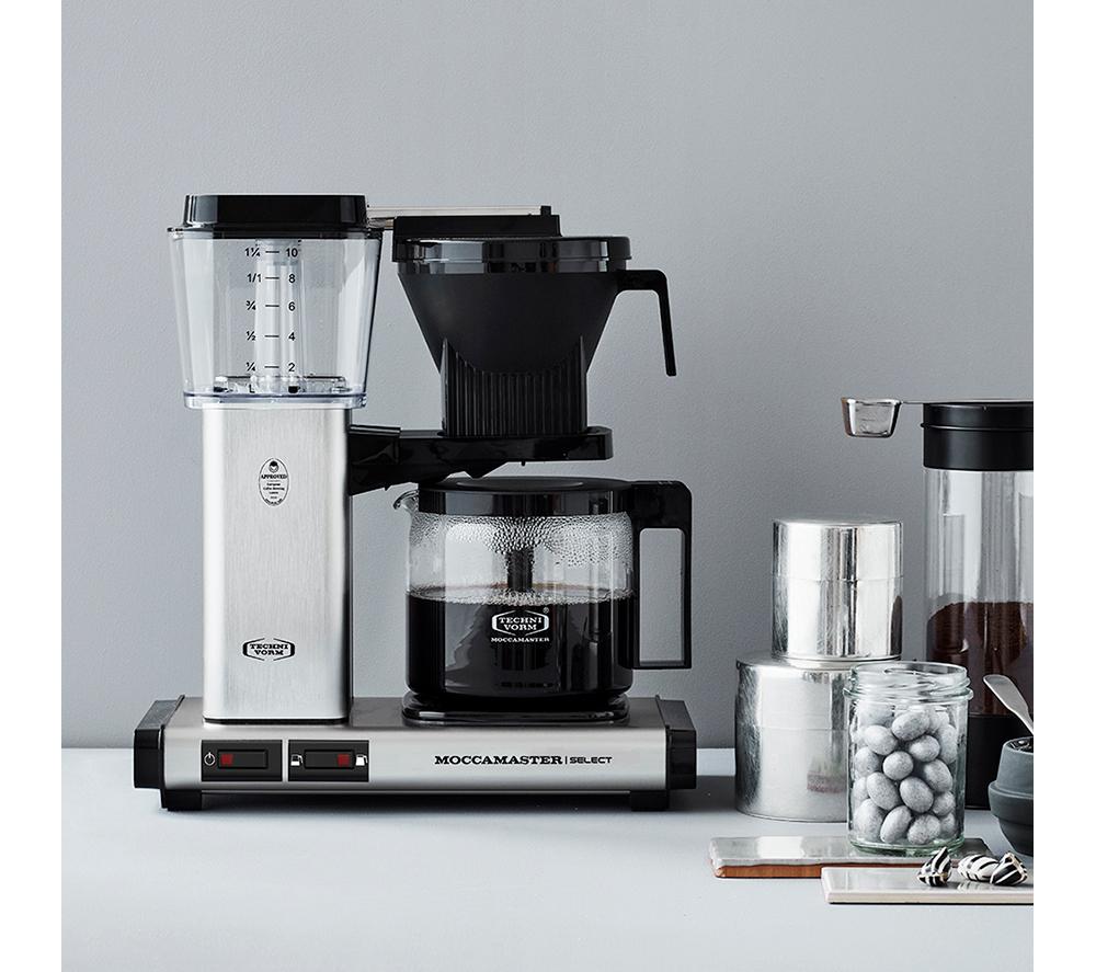 MOCCAMASTER KBG Select 53810 Filter Coffee Machine - Silver image number 7 of 7