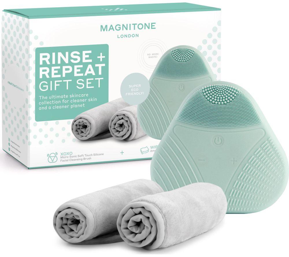 MAGNITONE XOXO Rinse  Repeat Skincare Set - Green & Grey, Silver/Grey,Green