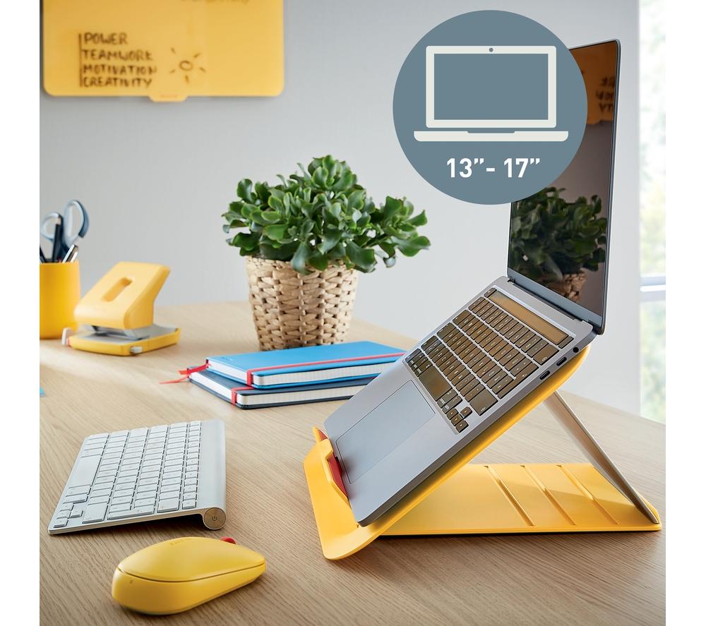 LEITZ Ergo Cosy Laptop Stand - Yellow image number 3 of 15