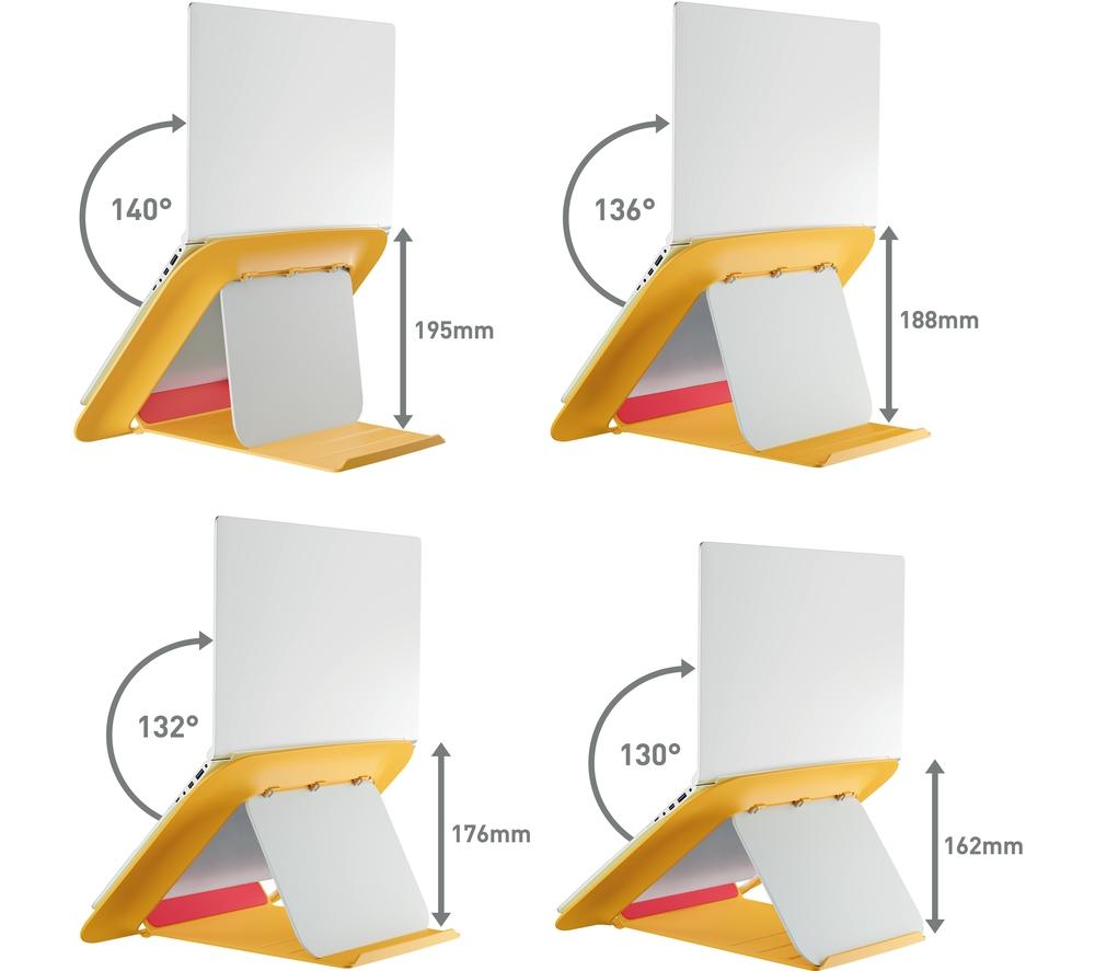 LEITZ Ergo Cosy Laptop Stand - Yellow image number 5 of 15