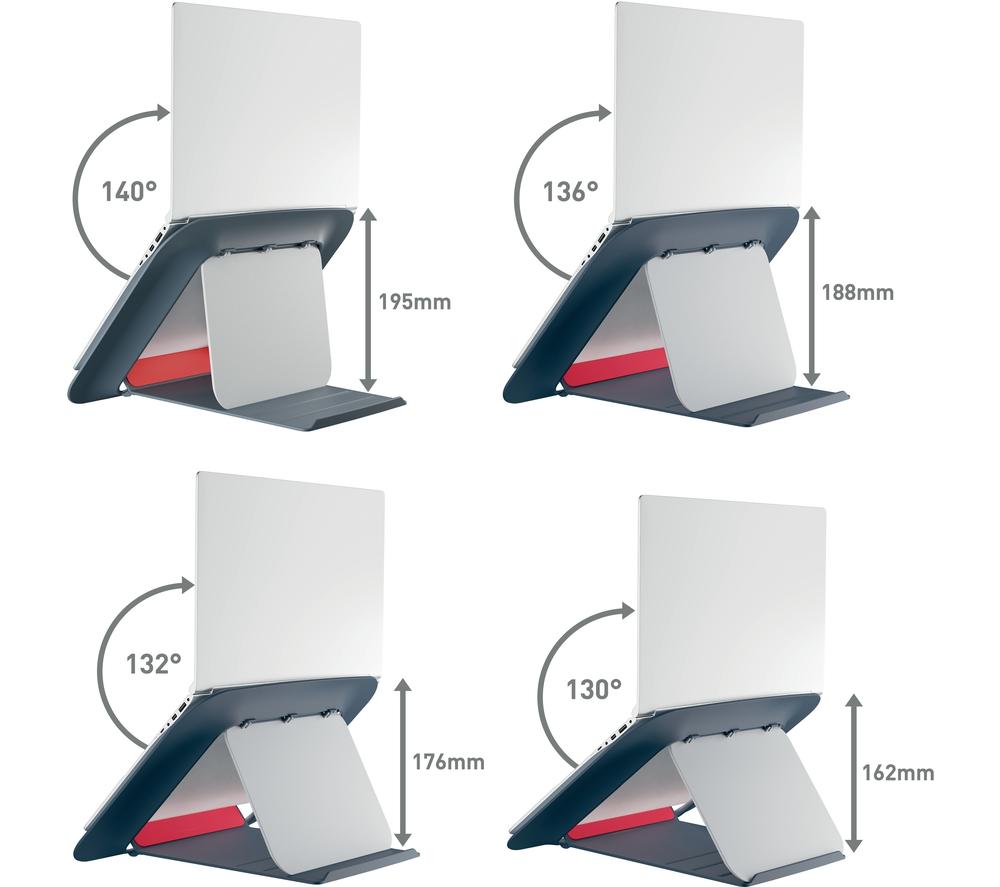 LEITZ Ergo Cosy Laptop Stand - Grey image number 5 of 15