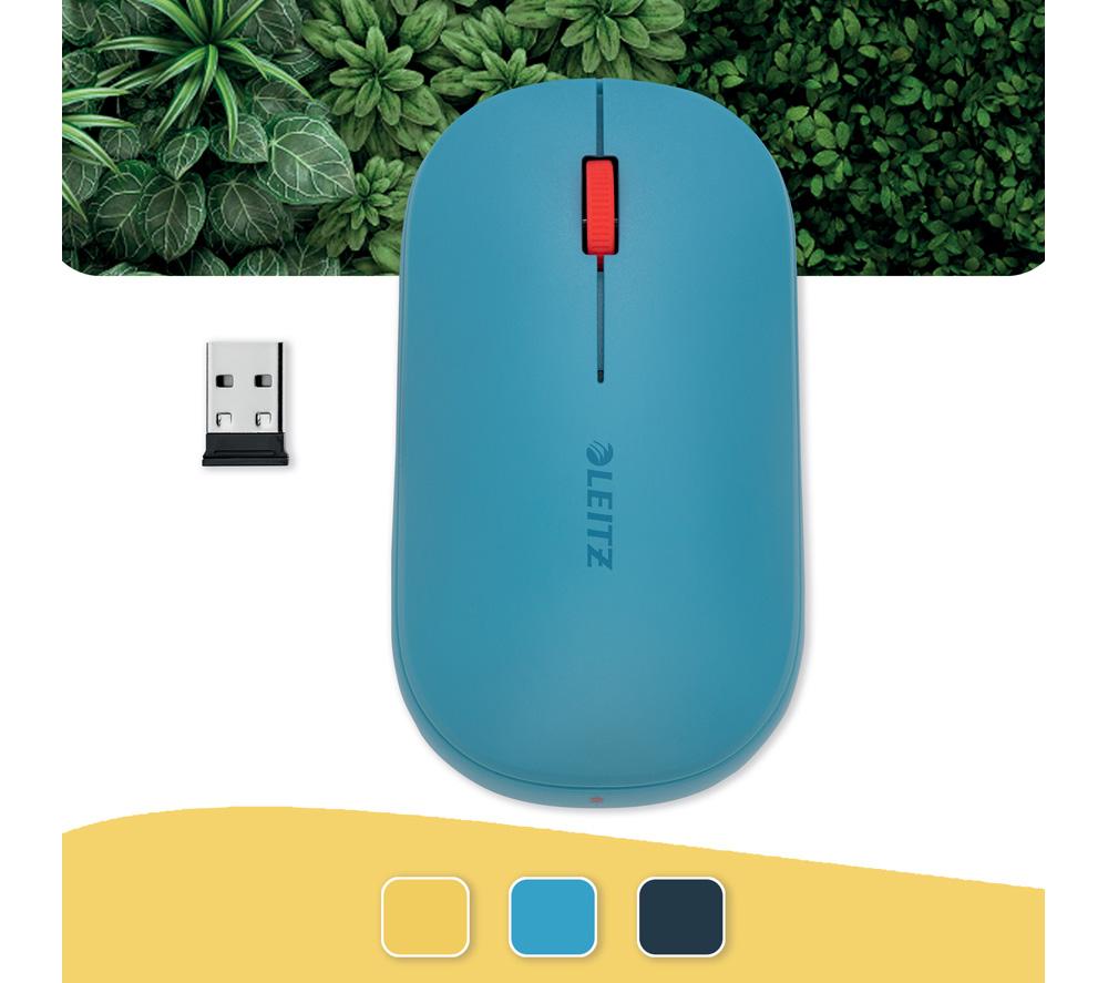 LEITZ Cosy SureTrack Dual Wireless Optical Mouse - Calm Blue image number 4 of 10