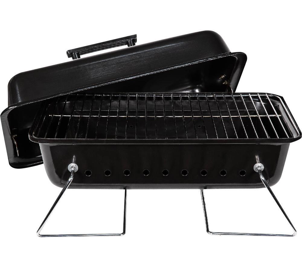 Buy GEORGE FOREMAN On The Go GFPTBBQ1003B Portable Charcoal BBQ