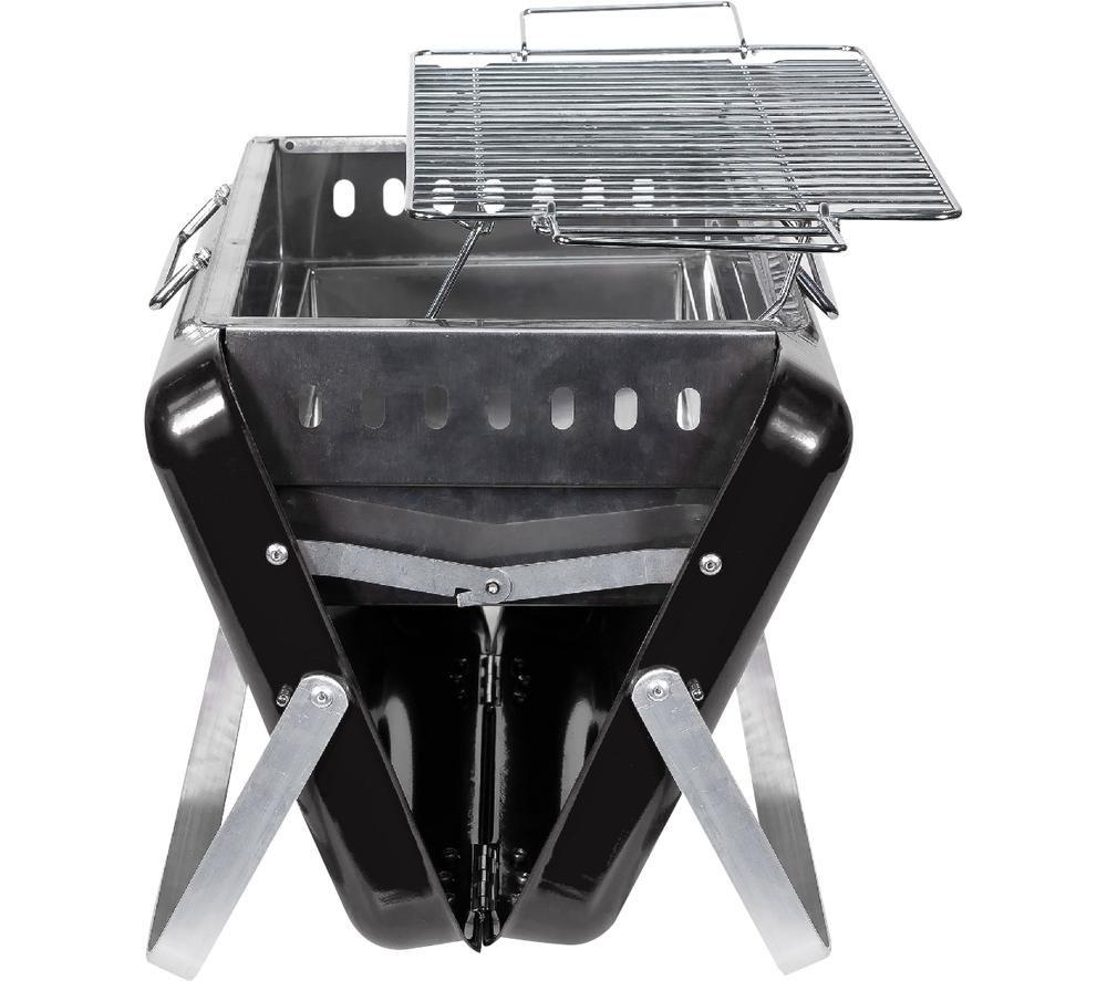 GEORGE FOREMAN Go Anywhere Briefcase GFPTBBQ1005B Portable Charcoal BBQ - Black image number 8 of 12