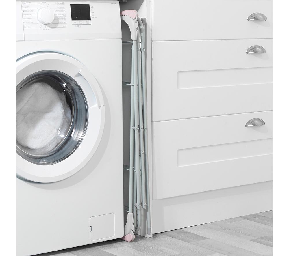 RUSSELL HOBBS LA083357PINKEU7 Clothes Airer - Pink & Grey image number 6 of 7