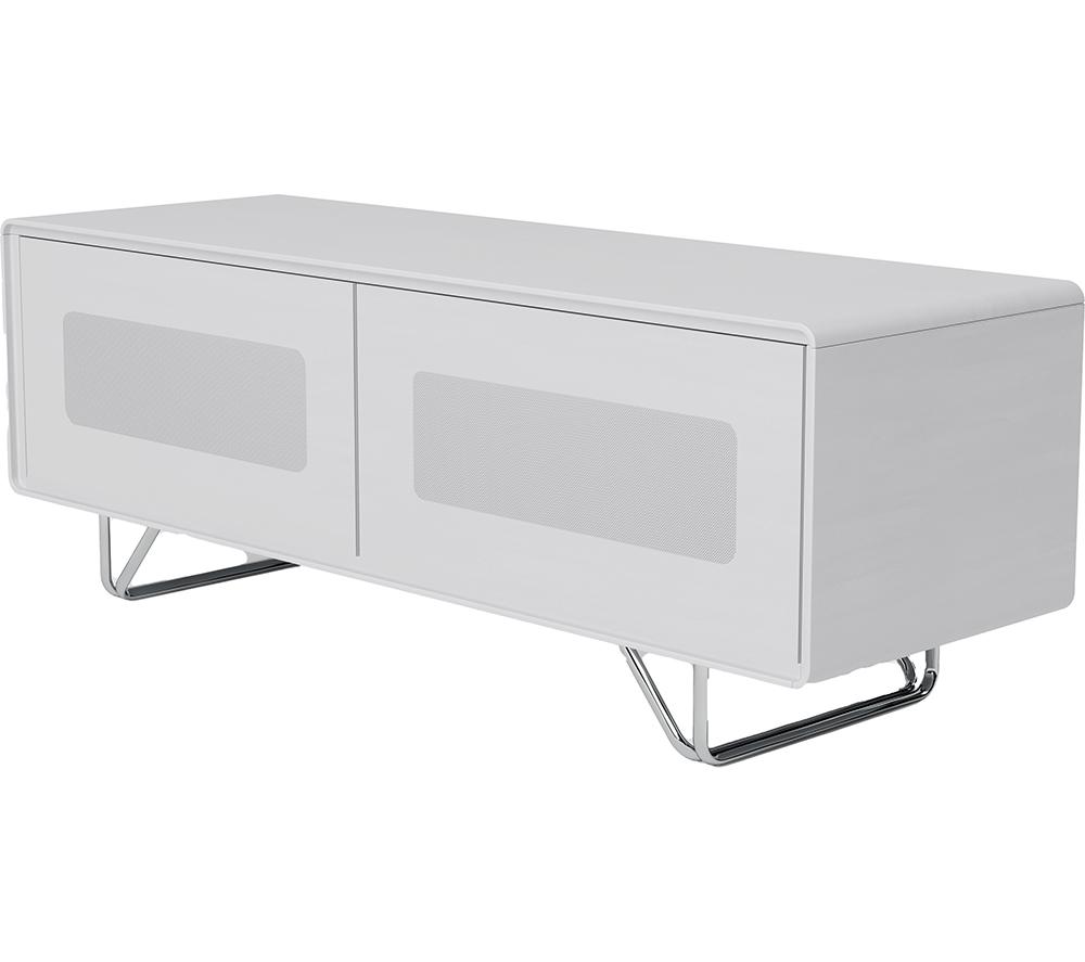 Image of ALPHASON Apollo 1200 mm TV Stand - White, White