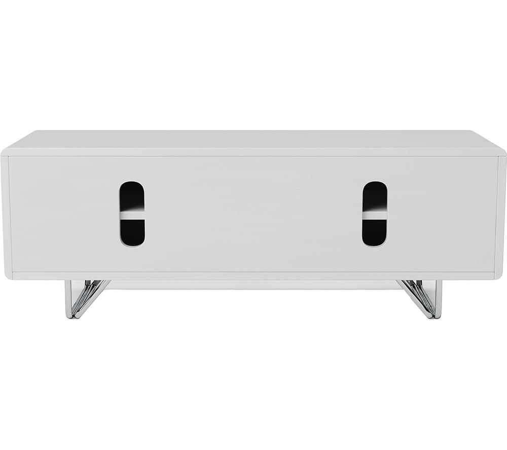 ALPHASON Apollo 1200 mm TV Stand for up to 60" TVs - White image number 2 of 5